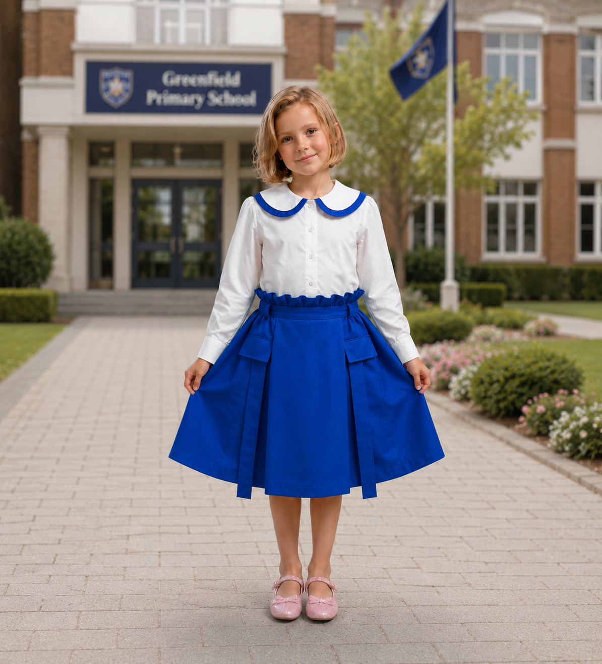 Royal Blue School Uniform