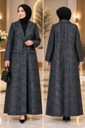 Midnight Texture Luxe Abaya