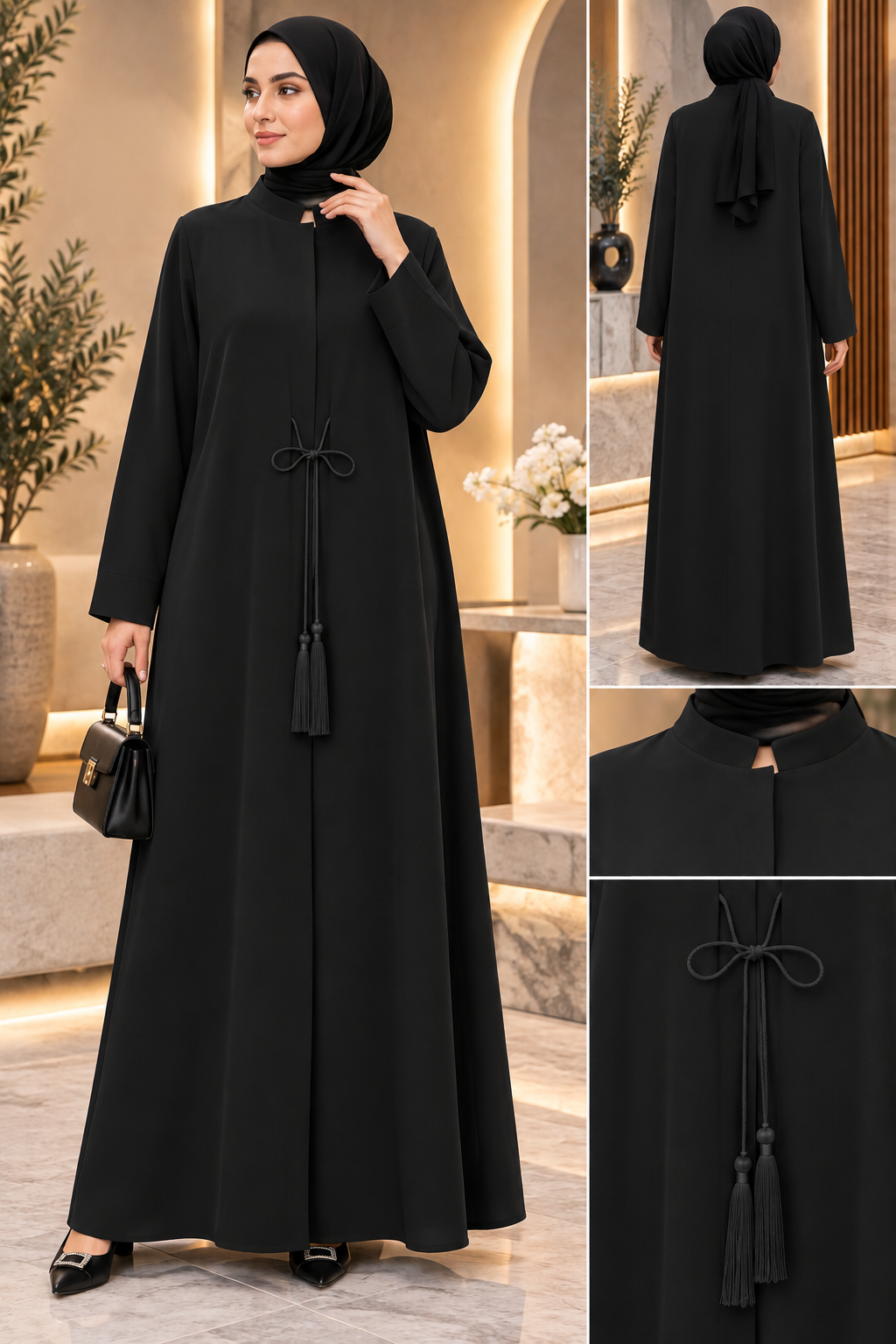 Noir Essence Abaya