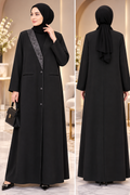 Noir Heritage Abaya